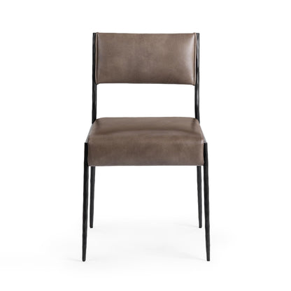 Sand Top Grain Leather Dining Chair Kayne Dining Chair Set of 2 Collection