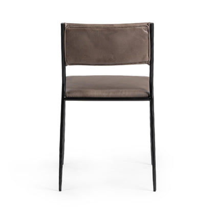 Sand Top Grain Leather Dining Chair Kayne Dining Chair Set of 2 Collection