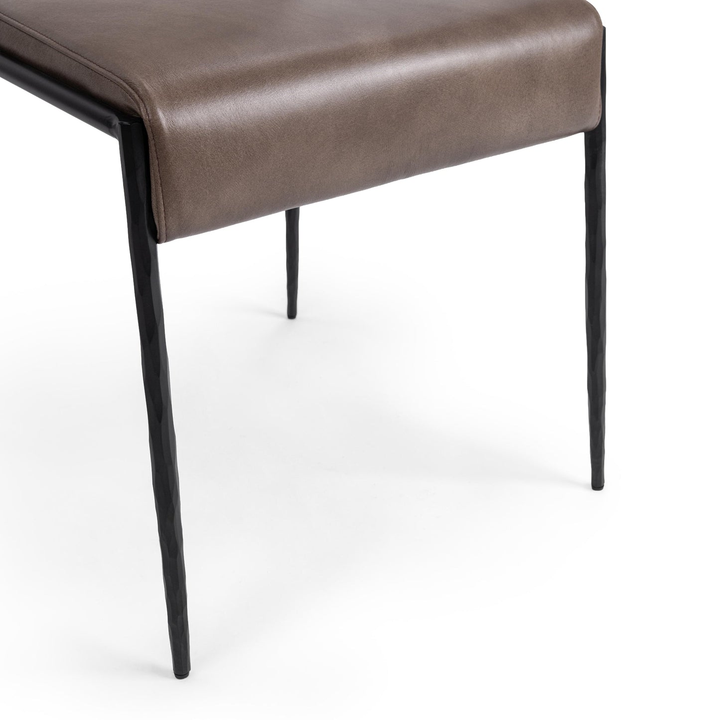 Sand Top Grain Leather Dining Chair Kayne Dining Chair Set of 2 Collection