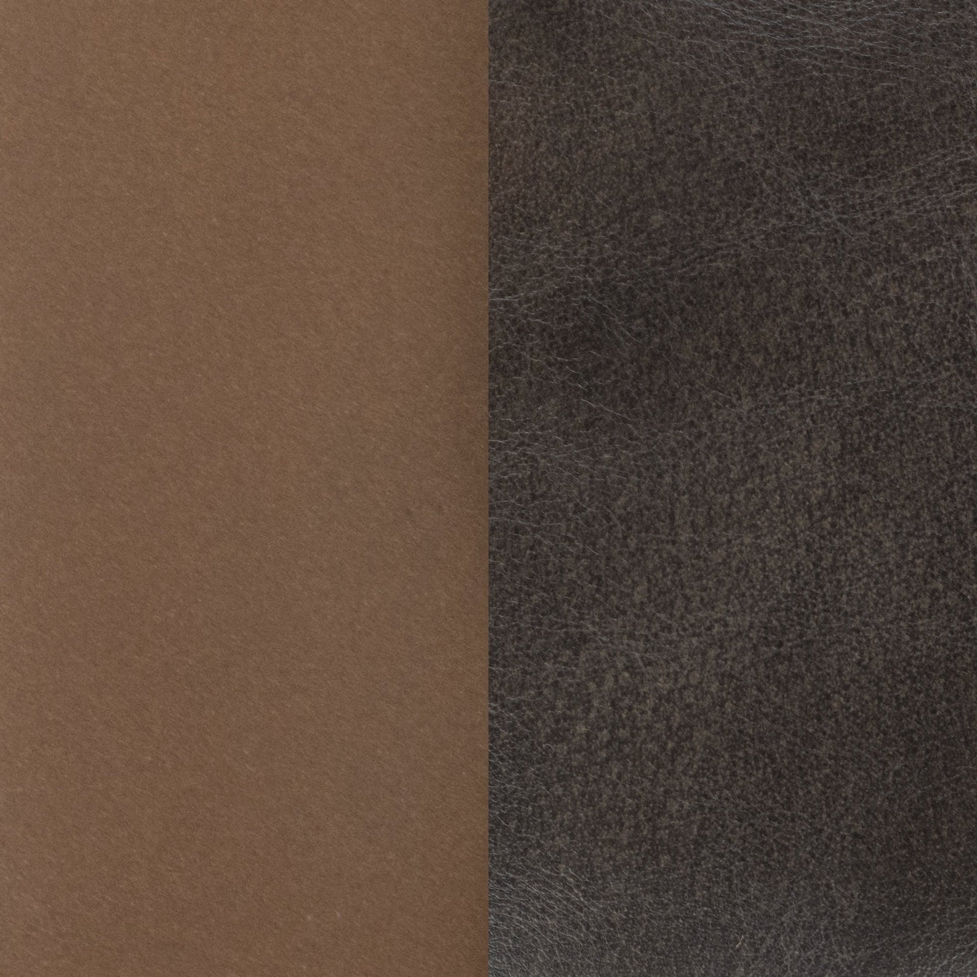 Truffle Brown Top Grain Leather Ottomans & Stool Morgan Stool Collection