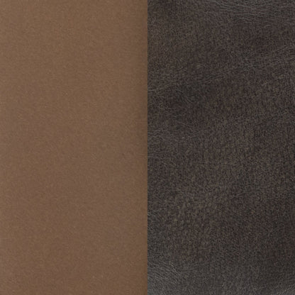 Truffle Brown Top Grain Leather Ottomans & Stool Morgan Stool Collection