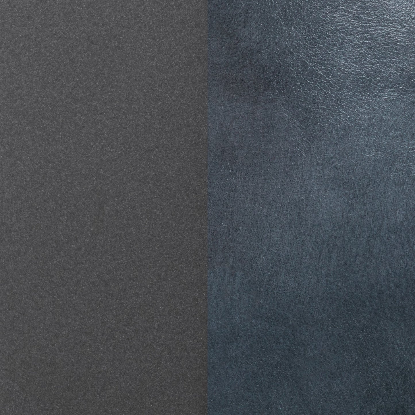Ocean Blue Top Grain Leather Ottomans & Stool Morgan Stool Collection