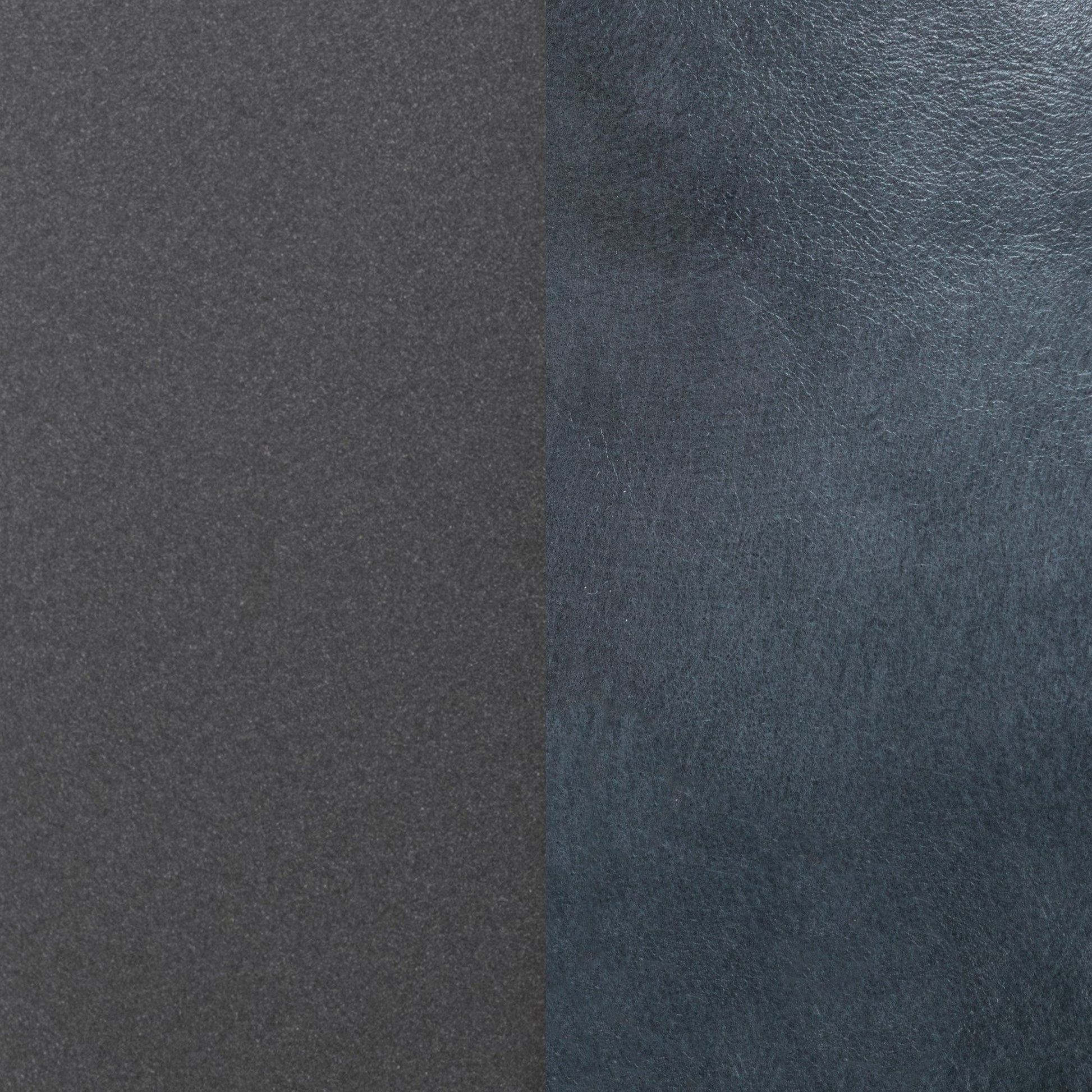 Ocean Blue Top Grain Leather Ottomans & Stool Morgan Stool Collection