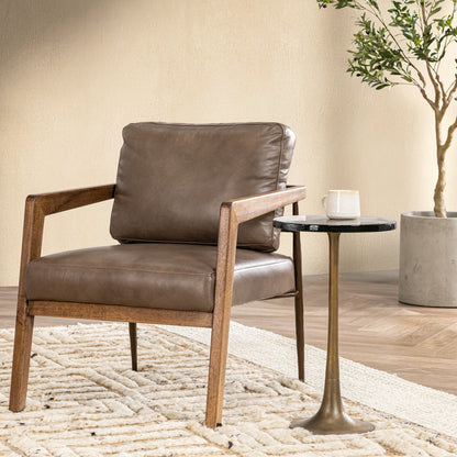 Julia Accent Chair Truffle Brown