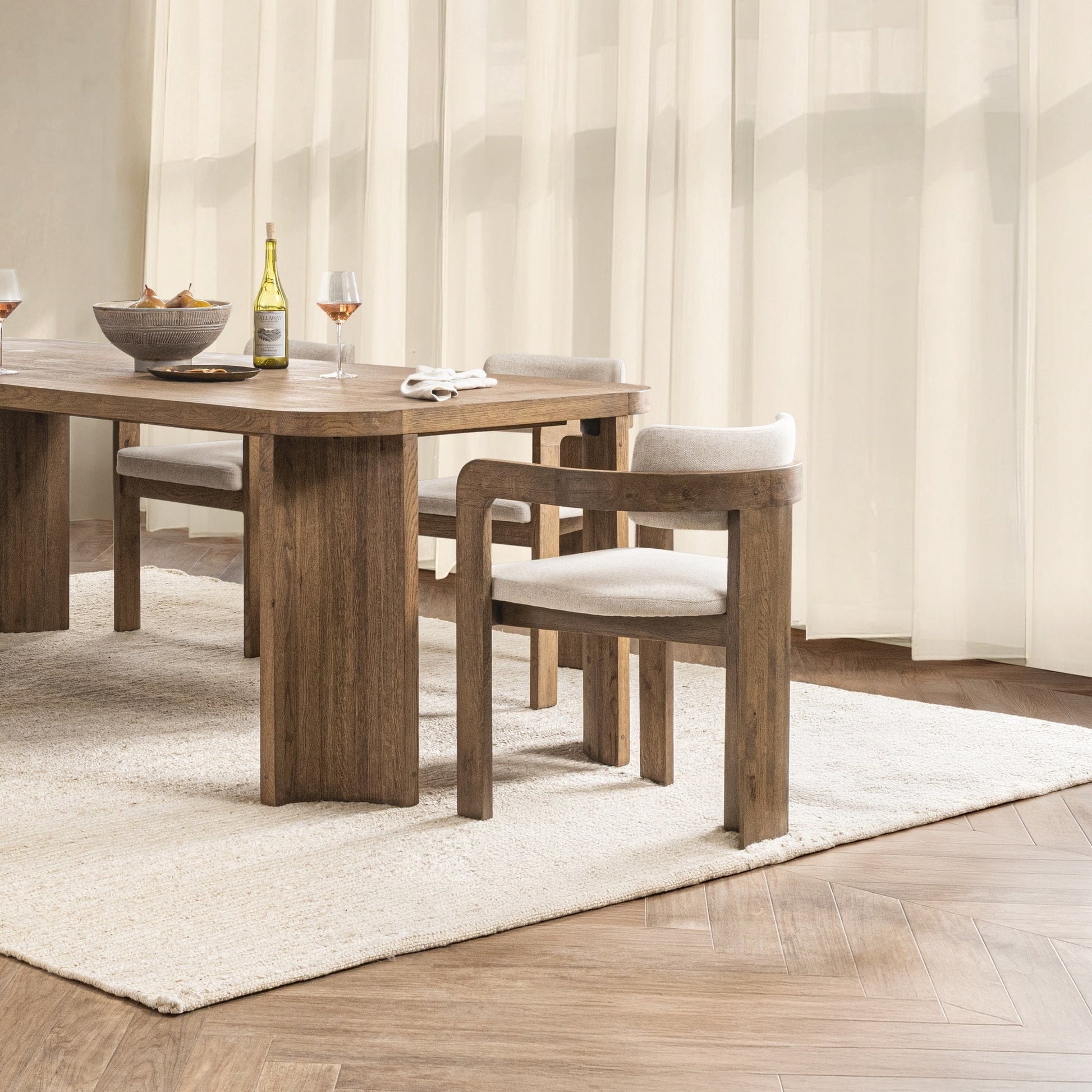 Labelle Dining Chair Tan Oak