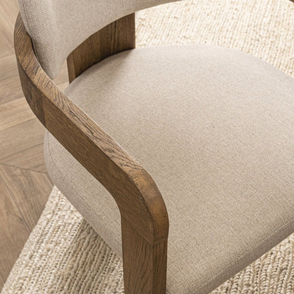 Labelle Dining Chair Tan Oak