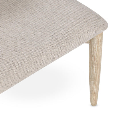 Cream Washed Oak Wood Dining Chair Tiber Dining Chair Set of 2 Collection