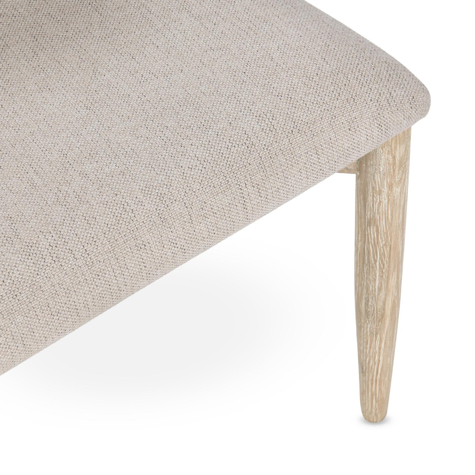 Cream Washed Oak Wood Dining Chair Tiber Dining Chair Set of 2 Collection