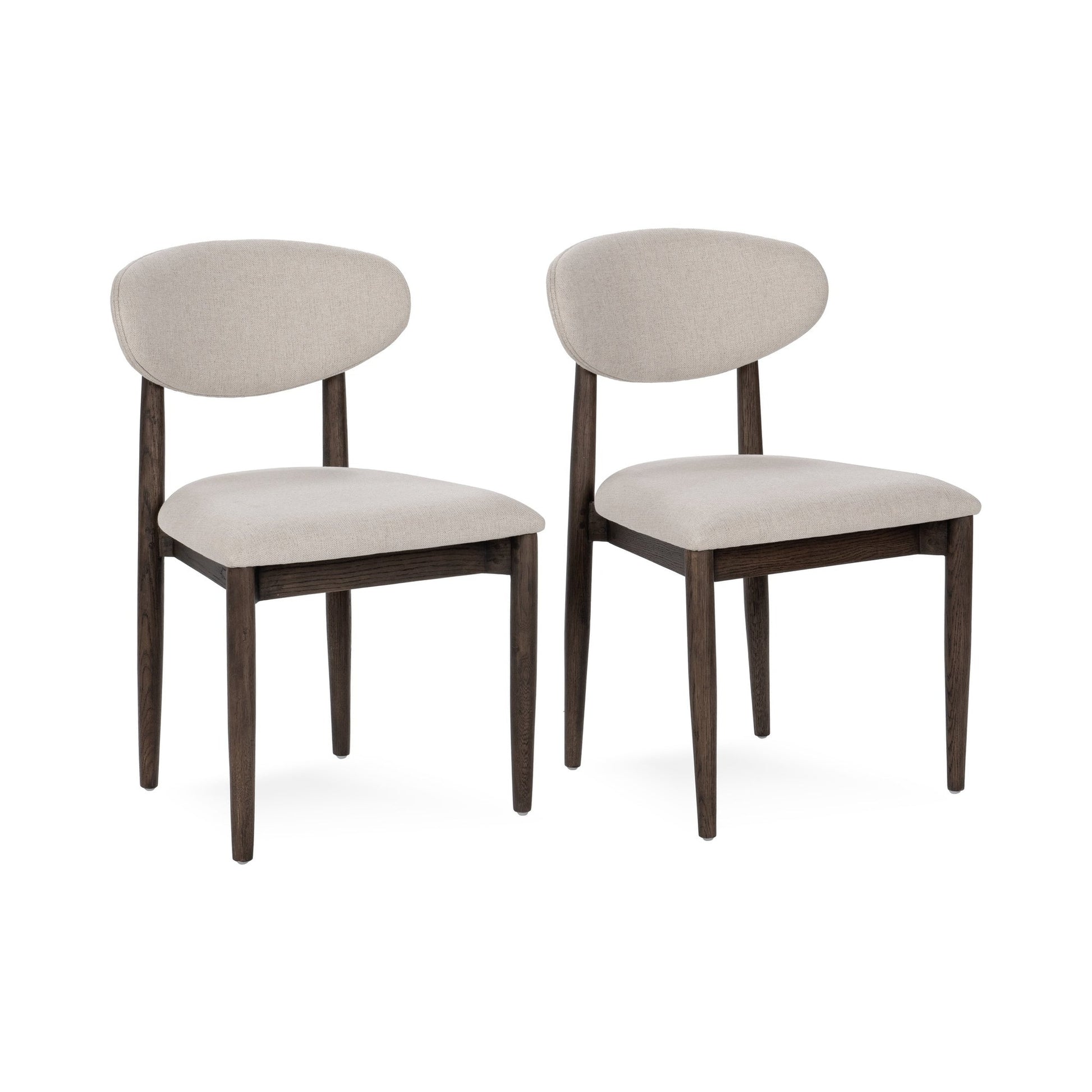 Toasted Brown Reclaimed Oak Dining Chair Tiber Dining Chair Set of 2 Collection