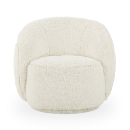Vanilla 100% Polyester Accent Chair Adley Swivel Chair Collection