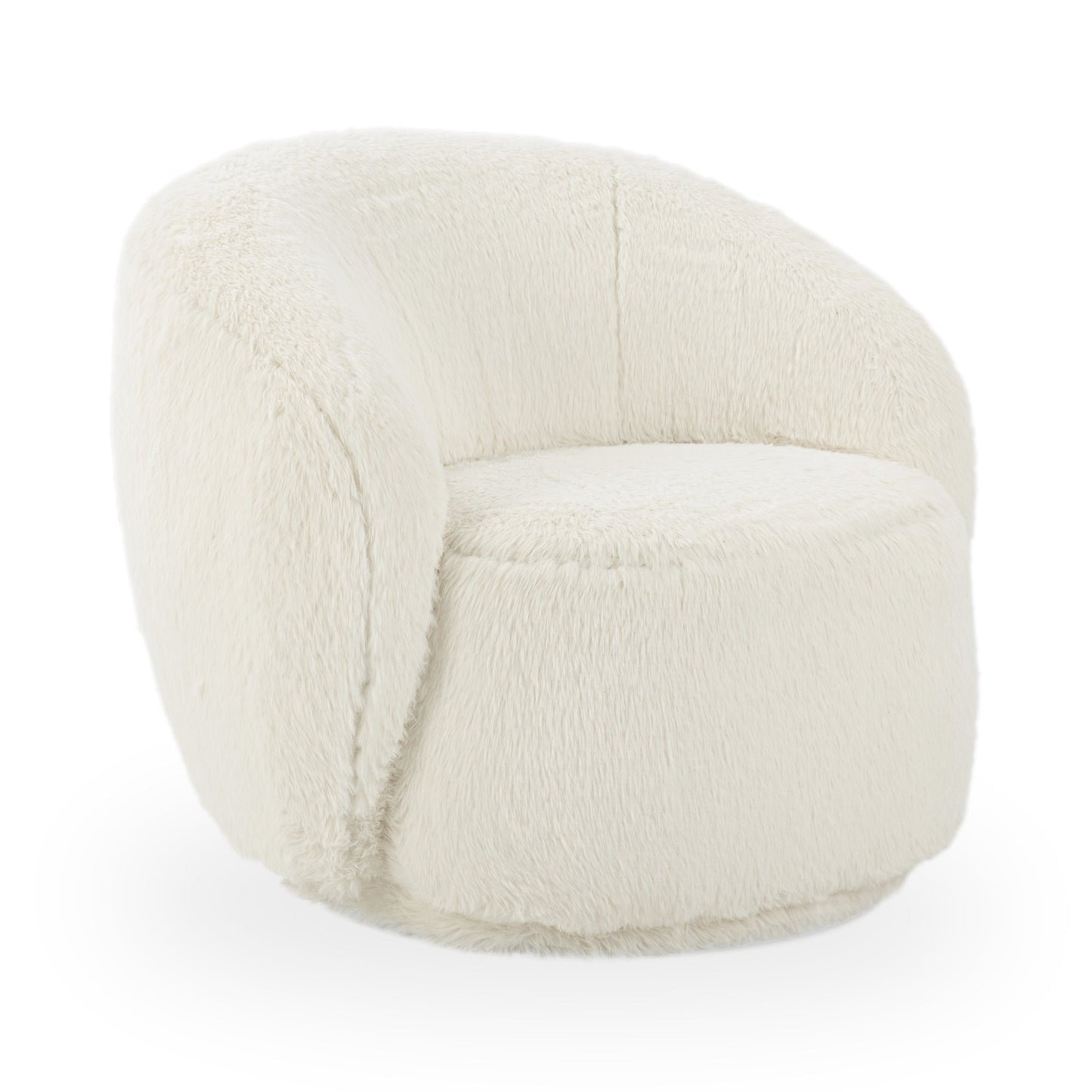 Vanilla 100% Polyester Accent Chair Adley Swivel Chair Collection