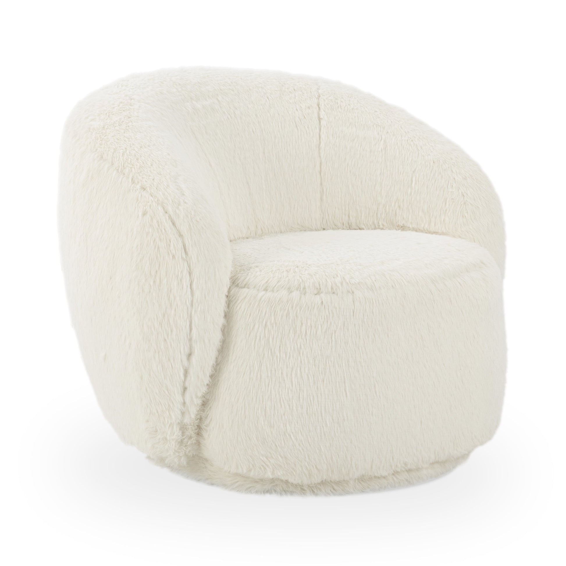 Vanilla 100% Polyester Accent Chair Adley Swivel Chair Collection