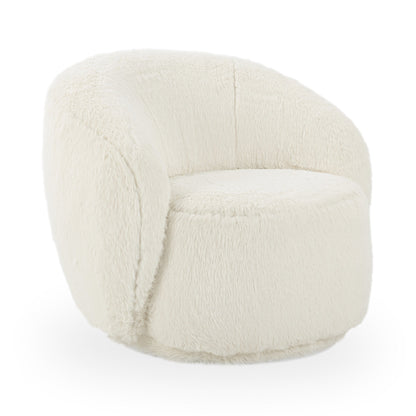 Vanilla 100% Polyester Accent Chair Adley Swivel Chair Collection
