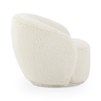 Vanilla 100% Polyester Accent Chair Adley Swivel Chair Collection