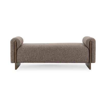 Bronzed Cocoa 100% Polyester Accent Benche Sierra Accent Bench Collection
