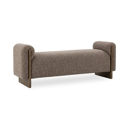 Bronzed Cocoa 100% Polyester Accent Benche Sierra Accent Bench Collection