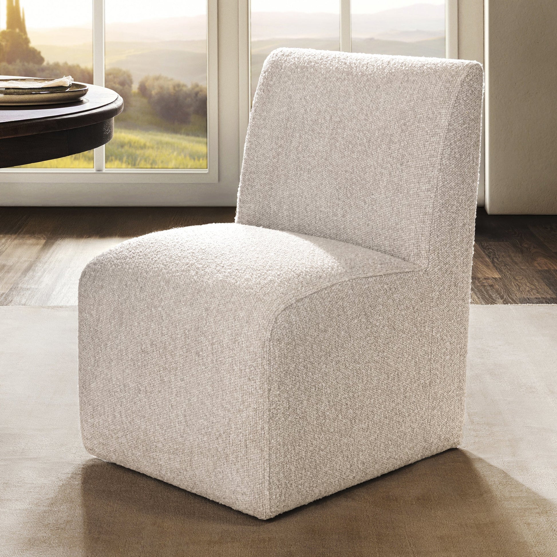 Coastal Sand Dining Chair Brighton Dining Chair with Casters Collection