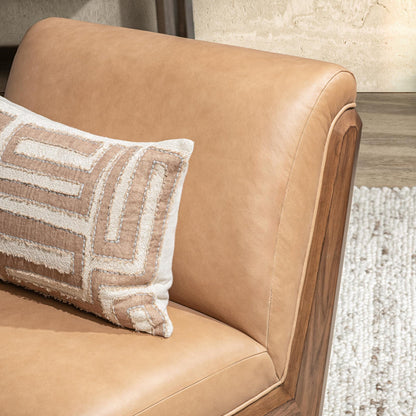 Tan Top Grain Leather Accent Chair Myla Swivel Chair Collection