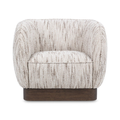 Cocoa Cream 100% Polyester Accent Chair Rinner Swivel Chair Collection