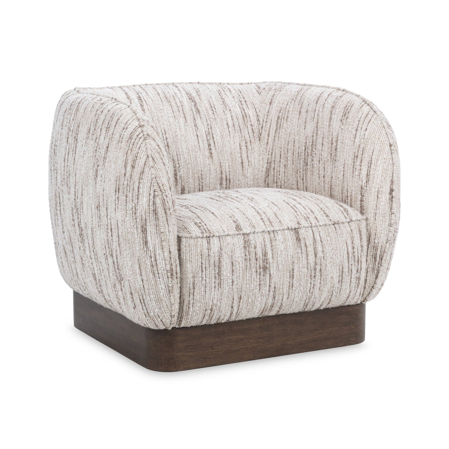 Cocoa Cream 100% Polyester Accent Chair Rinner Swivel Chair Collection