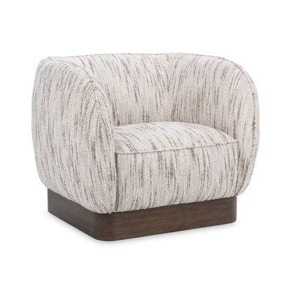 Cocoa Cream 100% Polyester Accent Chair Rinner Swivel Chair Collection