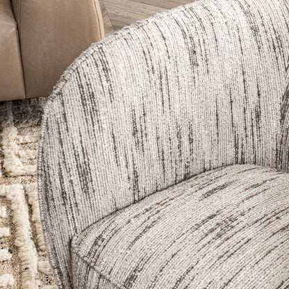 Cocoa Cream 100% Polyester Accent Chair Rinner Swivel Chair Collection