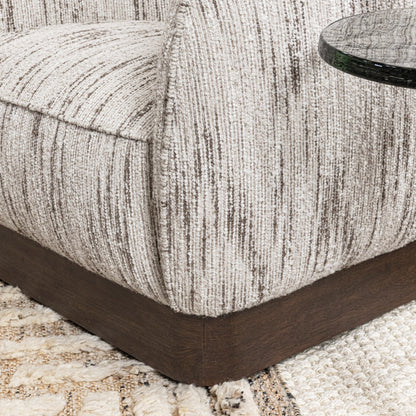 Cocoa Cream 100% Polyester Accent Chair Rinner Swivel Chair Collection