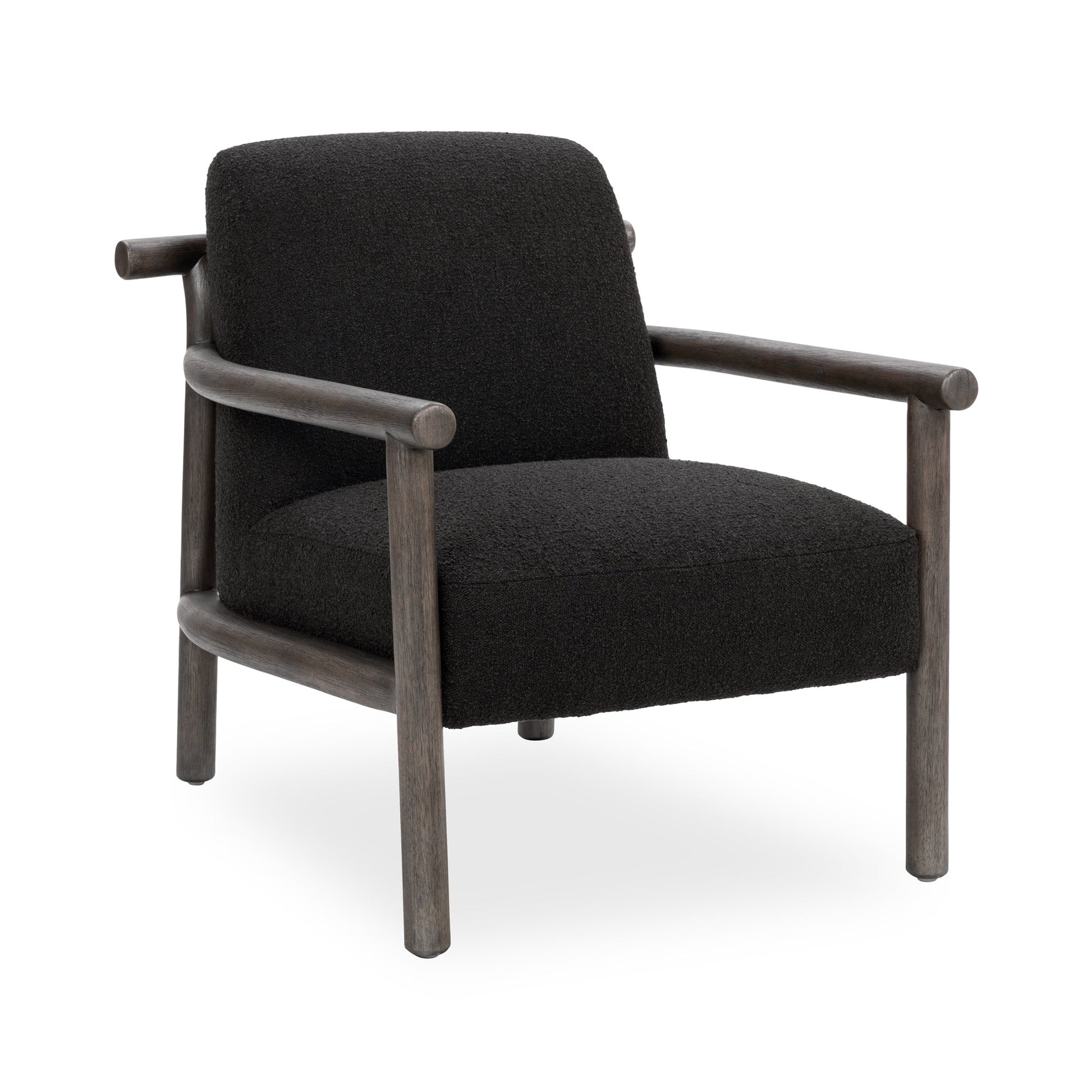 Charcoal 100% Polyester Accent Chair Azoria Accent Chair Collection