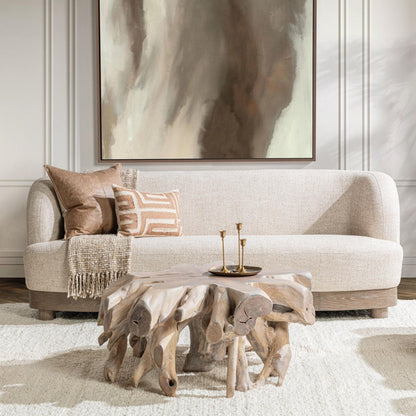 Latte 100% Polyester Sofa Meera Sofa Collection