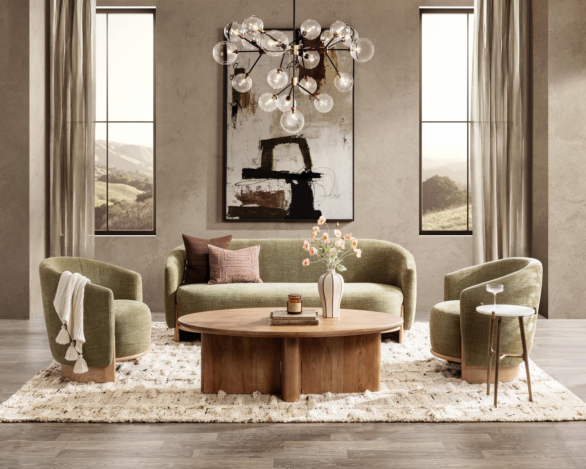 Myra Accent Chair Sage Dust
