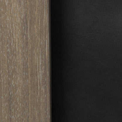 Black Top Grain Leather Accent Chair Aliza Accent Chair Collection