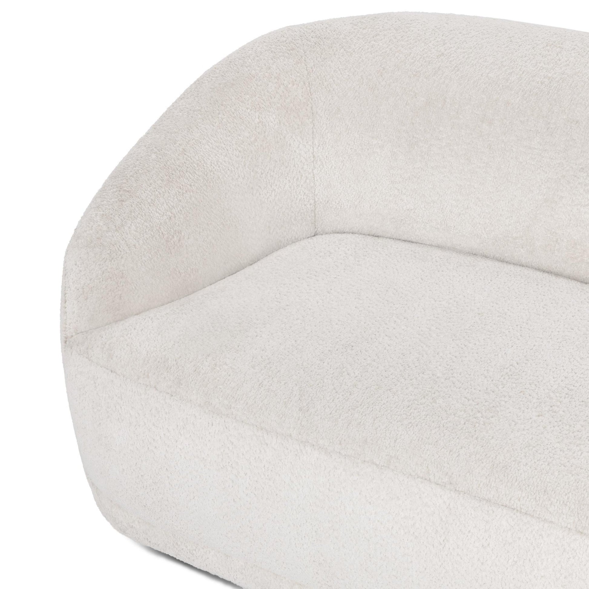 Ivory Blush 100% Polyester Sofa Argon Sofa Collection
