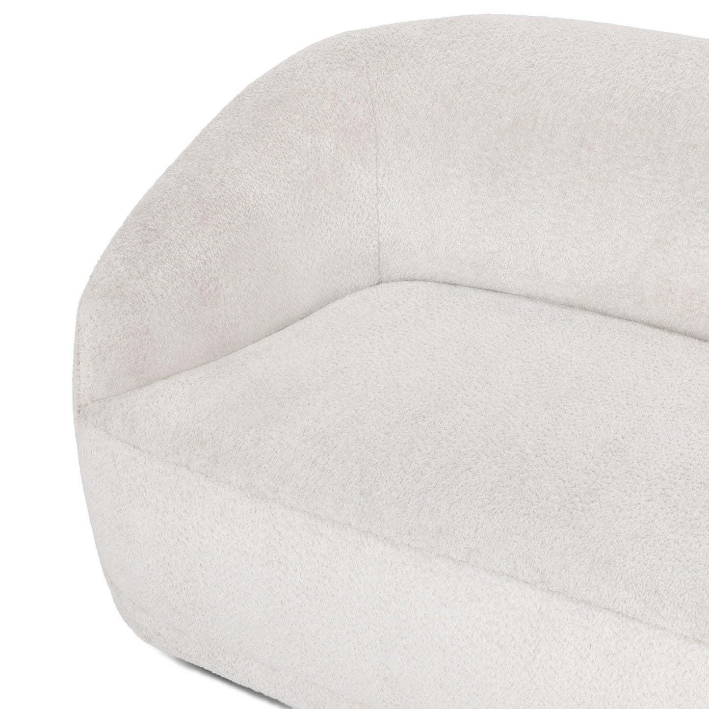 Ivory Blush 100% Polyester Sofa Argon Sofa Collection