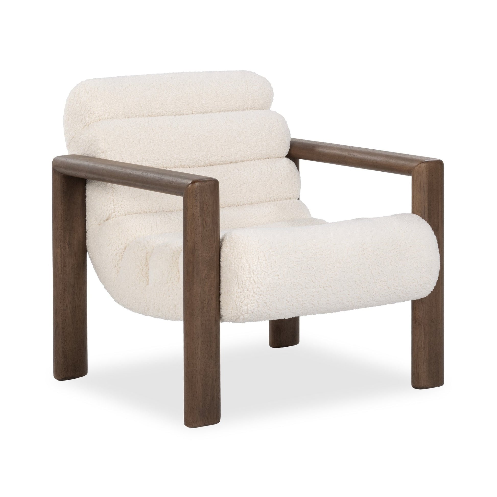 Dahlia Accent Chair Ivory Fleece
