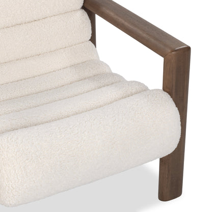 Dahlia Accent Chair Ivory Fleece