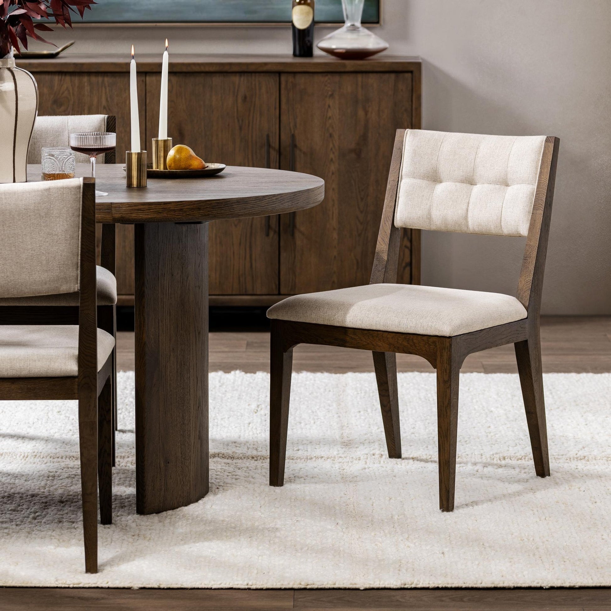 Estelle Dining Chair Set of 2 Soft Cocoa
