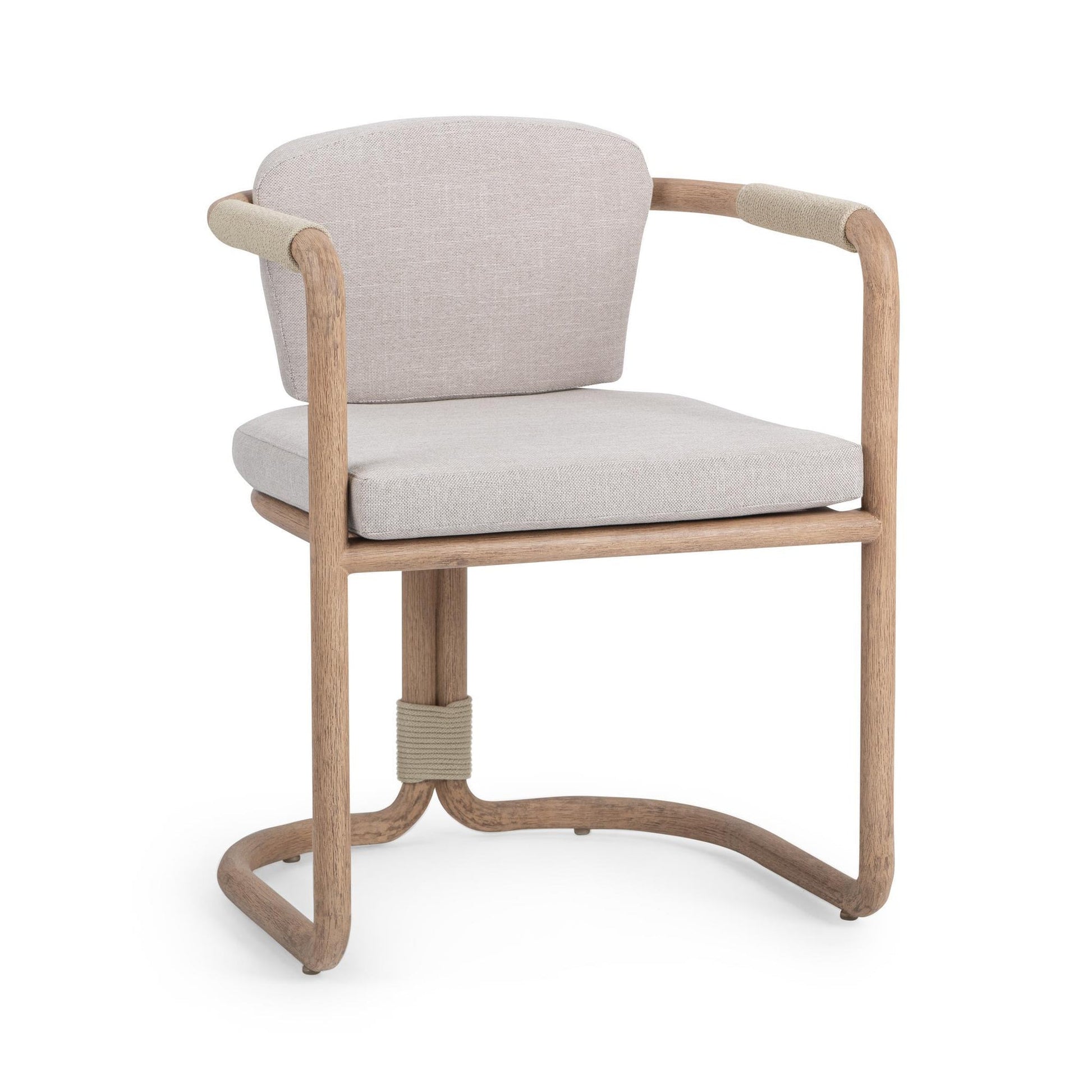 Butterscotch Eucalyptus Wood Outdoor Accent Chair Dawson Outdoor Armchair Collection