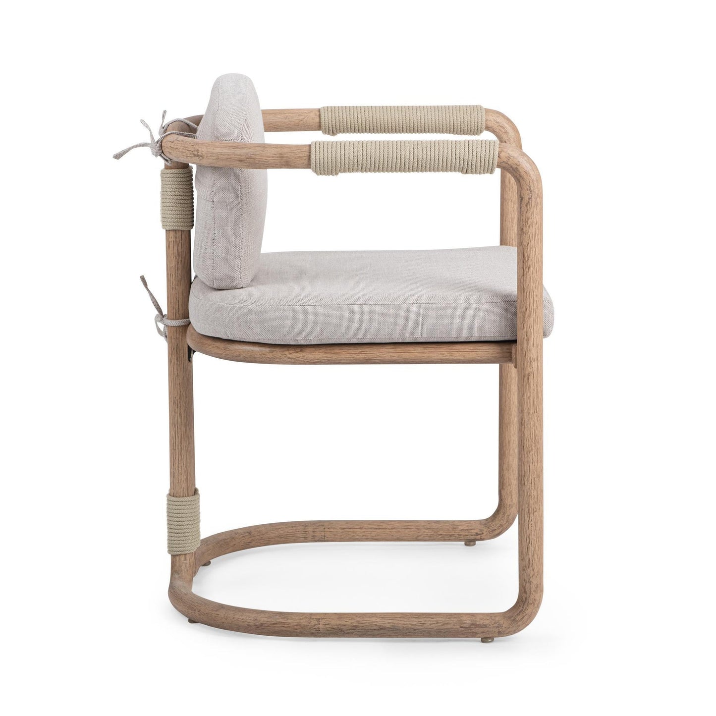 Butterscotch Eucalyptus Wood Outdoor Accent Chair Dawson Outdoor Armchair Collection