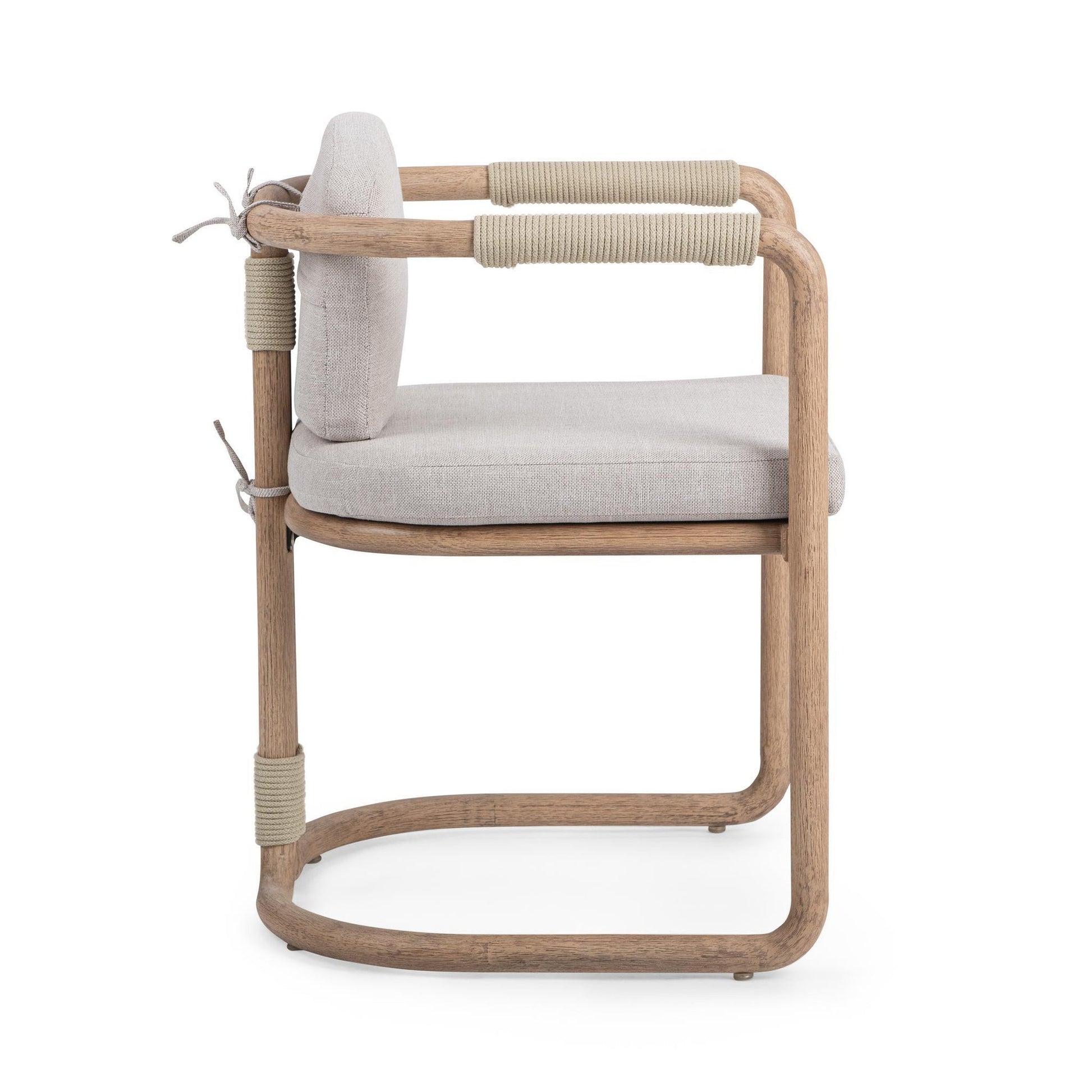 Butterscotch Eucalyptus Wood Outdoor Accent Chair Dawson Outdoor Armchair Collection