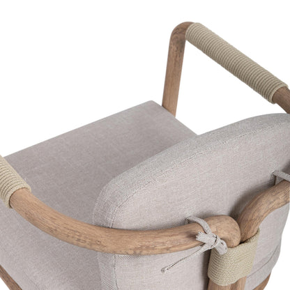 Butterscotch Eucalyptus Wood Outdoor Accent Chair Dawson Outdoor Armchair Collection