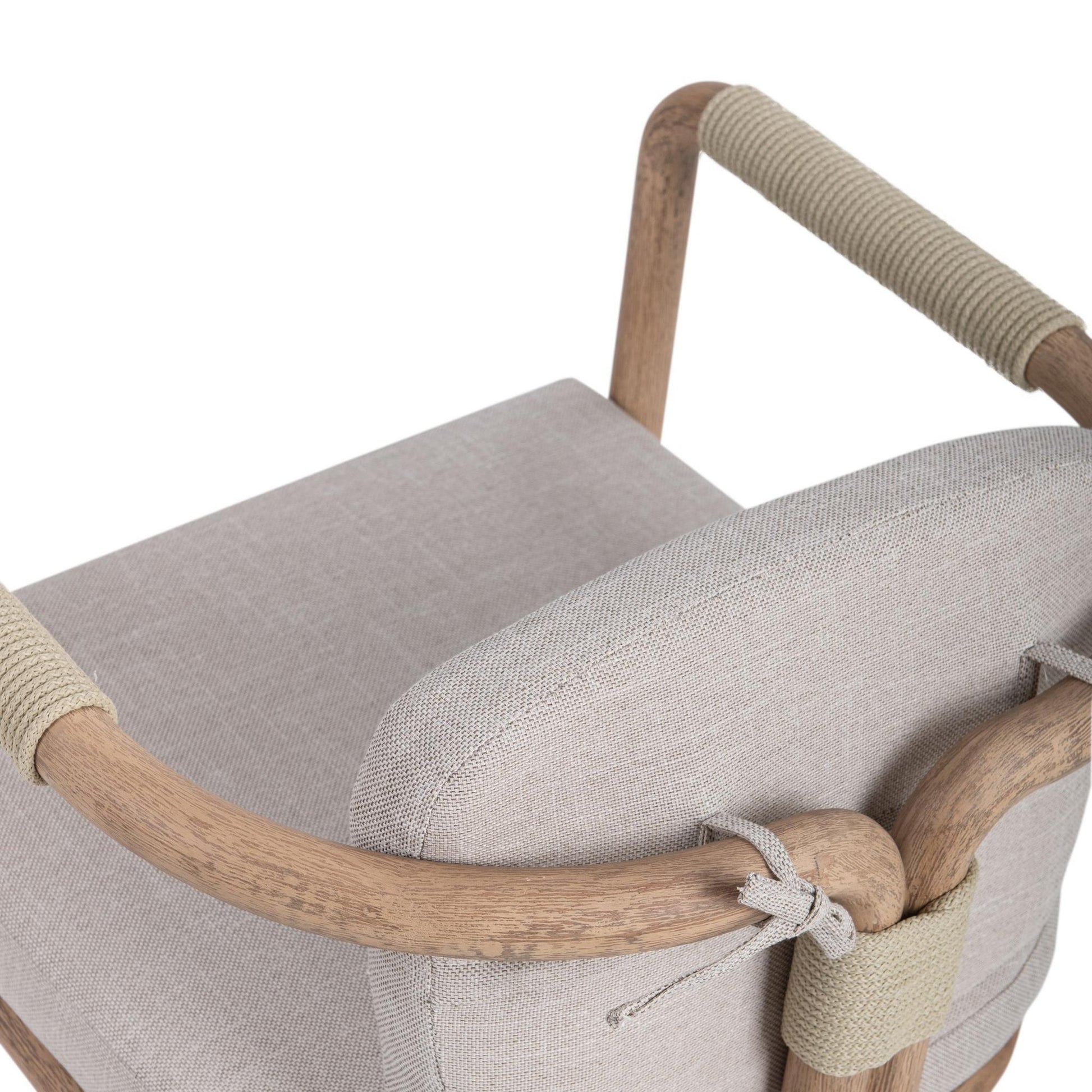 Butterscotch Eucalyptus Wood Outdoor Accent Chair Dawson Outdoor Armchair Collection