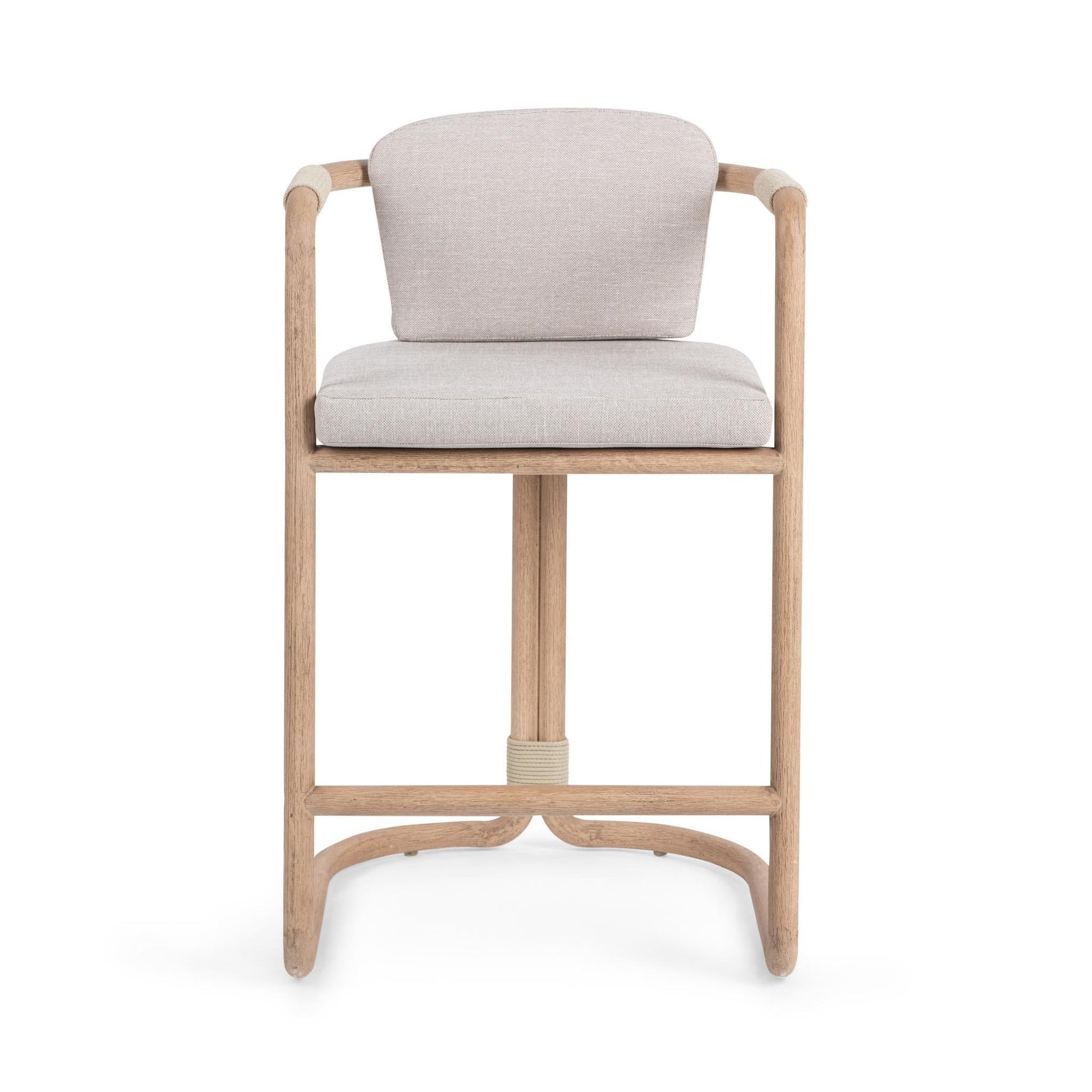 Butterscotch Eucalyptus Wood Outdoor Bar & Counter Stool Dawson Outdoor Counter Stool Collection