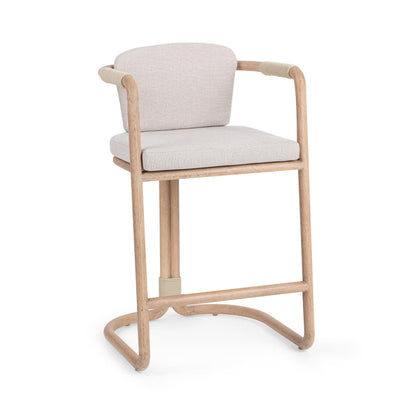Butterscotch Eucalyptus Wood Outdoor Bar & Counter Stool Dawson Outdoor Counter Stool Collection