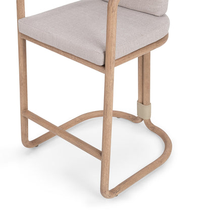 Butterscotch Eucalyptus Wood Outdoor Bar & Counter Stool Dawson Outdoor Counter Stool Collection