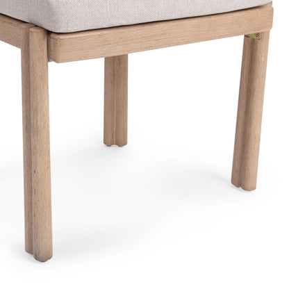 Oliver Outdoor Dining Chair Set of 2 Butterscotch