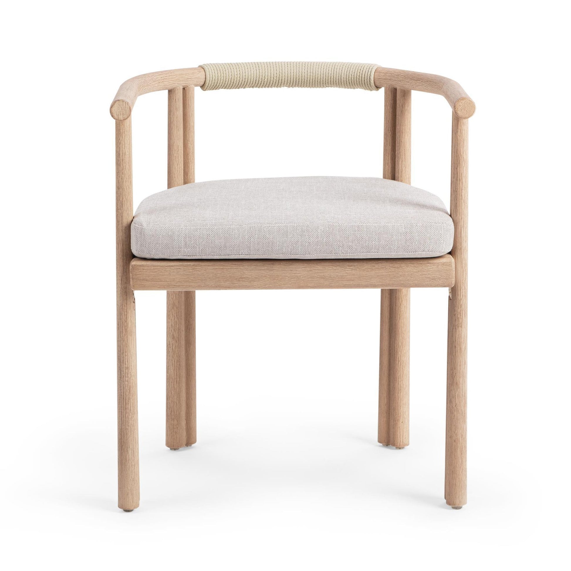 Butterscotch Eucalyptus Wood Outdoor Accent Chair Oliver Outdoor Dining Armchair Collection