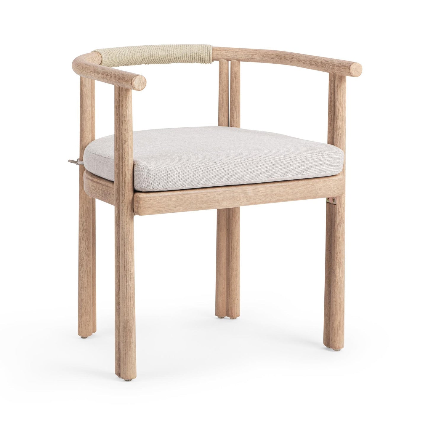 Butterscotch Eucalyptus Wood Outdoor Accent Chair Oliver Outdoor Dining Armchair Collection