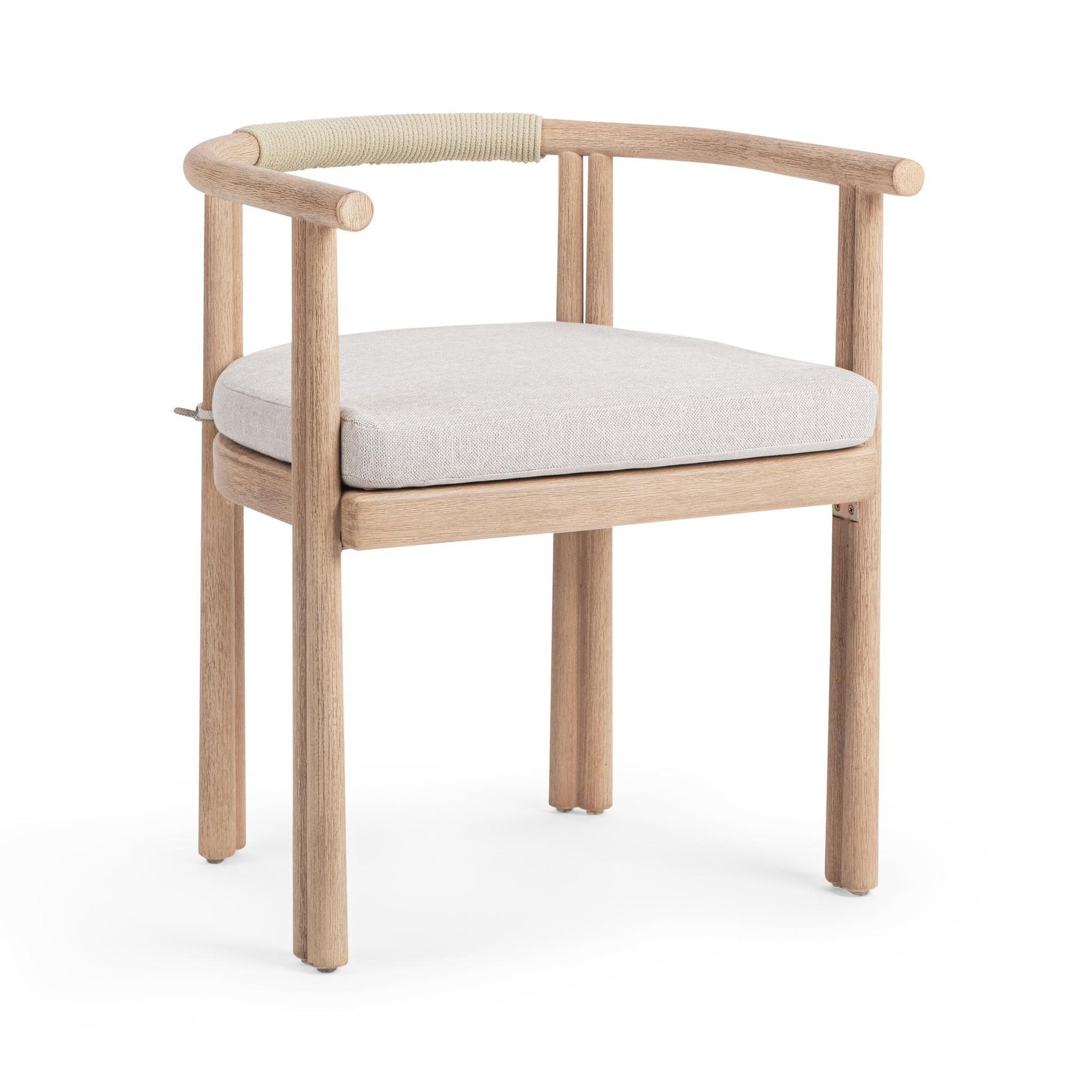 Butterscotch Eucalyptus Wood Outdoor Accent Chair Oliver Outdoor Dining Armchair Collection