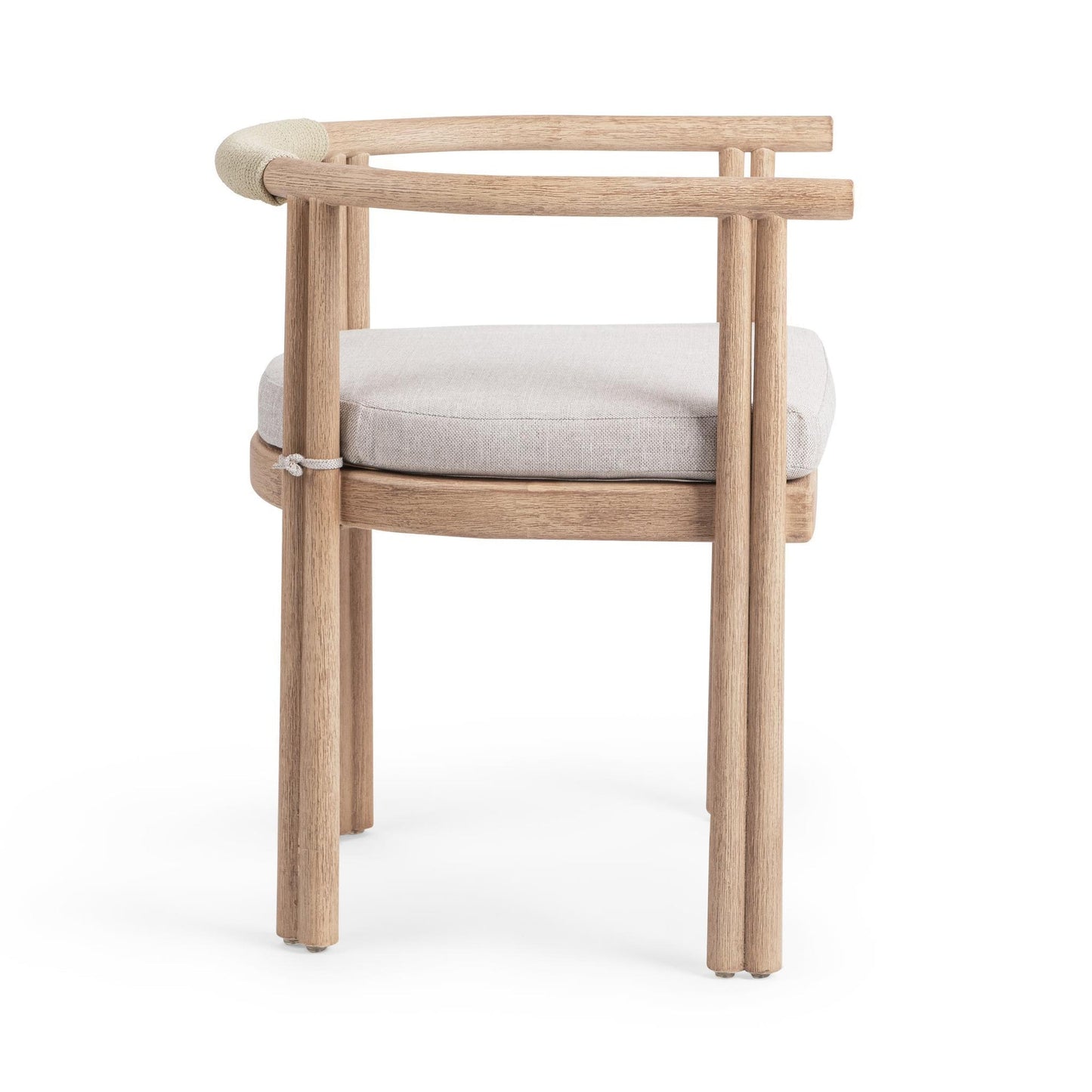 Butterscotch Eucalyptus Wood Outdoor Accent Chair Oliver Outdoor Dining Armchair Collection