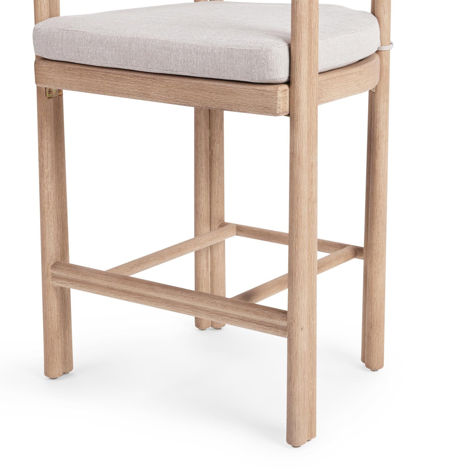 Butterscotch Eucalyptus Wood Outdoor Bar & Counter Stool Oliver Outdoor Counter Stool Collection